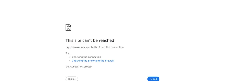 Главный экран Crypto.com Exchange