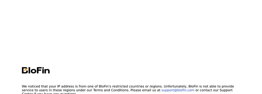 Главный экран BloFin